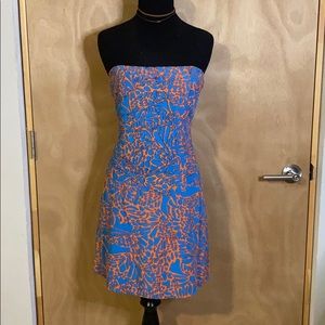 Bright full Strapless Dress